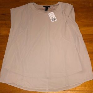 BNWT FOREVER 21 Sand Sleeveless Top sz. S